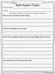 Book Report Templates for Kinder and First Graders   Book reports     Elev  High School Book Report   I love this book report form  It takes reading  straight