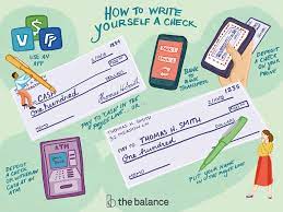 A money order is another way to make cash deposits, instead of with a check, and can be bought with cash or a debit card. Write A Check To Yourself Or Move Money Online