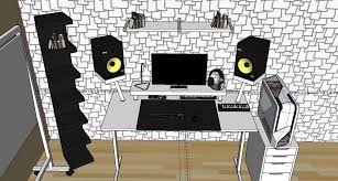 This diy standing desk plan builds a tall desk that you can modify to make however tall you like. 334 Minimalist Bedroom Studio Desk Guide Pro Music Producers