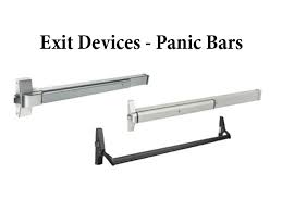 Exit Device Panic Bar Narrow Style