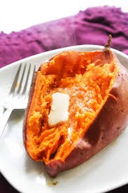 baked sweet potato recipe in the