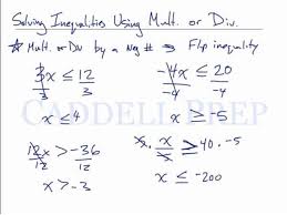 Learn How To Solve Inequalities Using