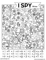 You can search several different ways, depending on what information you have available to enter in the site's search bar. I Spy Winter Coloring Pages Printable