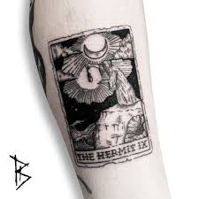 Check spelling or type a new query. The Hermit Tarot Card Leg Tattoo Amazing Tattoo Ideas