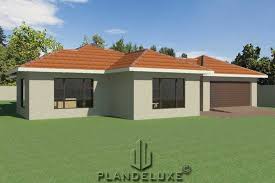 Overall, this two storey house plan has three bedrooms, two bathrooms, a kitchen, a living room, and a dining hall. 193sqm 3 Bedroom Ranch House Plan Single Story Designs Plandeluxe