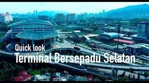 The terminal bersepadu selatan bus terminal (tbs bus station) is connected to the bandar tasik selatan train station (bts), so to get from kuala lumpur city centre to tbs by train is by far the quickest way to travel avoiding all the traffic. Terminal Bersepadu Selatan Trx106 Intro Youtube