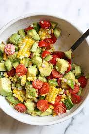 Corn Avocado Tomato Salad Skinnytaste gambar png