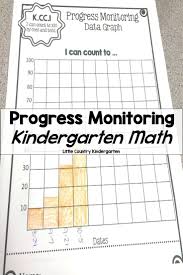 Progress Monitoring Tracking Sheets Kindergarten Math Data