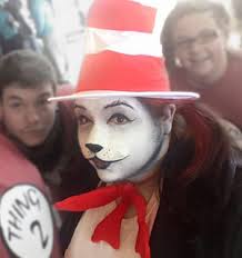 cat in the hat halloween makeup poland