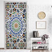 Mandala Art Door Mural Self Adhesive