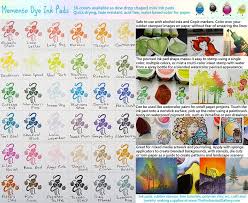 Memento Ink Pad Color Chart 36 Dew Drop Mini Dye Rubber
