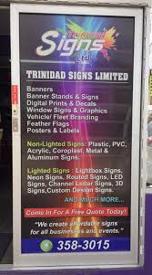window mesh adhesives trinidad signs
