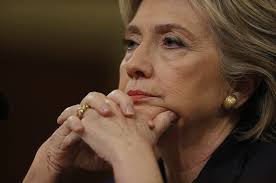 Image result for hillary scared