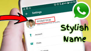 Whatsapp name would be changed to whatever is stored in contacts. Whatsapp Stylish Name How To Change Whatsapp Account Name In Stylish Fonts Youtube