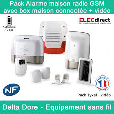 delta dore alarme maison gsm