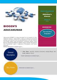If aducanumab — an experimental treatment that may slow the progression of alzheimer's — gets fda approval, how will the healthcare system meet the anticipated spike in demand for alzheimer's. Aducanumab Launch Insights 2018 Sample Pages