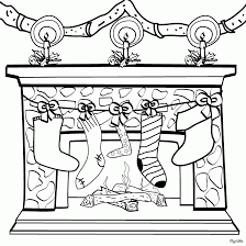 Coloring page of christmas stocking with christmas decorations on it hang it where santa claus can see it when he comes down the chimney. Christmas Stocking Coloring Page Coloring Home