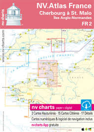 Nv Chart Atlas Fr2 France Cherbourg To St Malo Todd