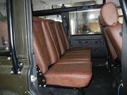 Defender 110 Chestnut Leather Seats