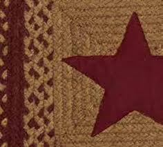 country star wine braided rugs by ihf