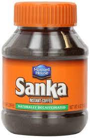 Amazon.com : Sanka Instant Coffee Naturally Decaffeinated by Maxwell House,  4 Ounce Jar (2 Pack) : Coffee Substitutes : Grocery & Gourmet Food