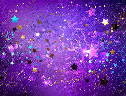 purple background with stars grafik von