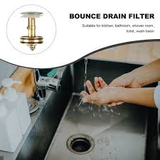 kitchen sink stopper strainer bounce