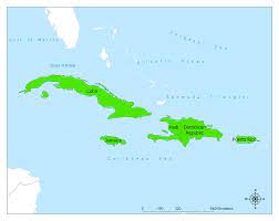 greater antilles and lesser antilles