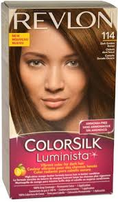 Revlon Colorsilk Luminista Light Golden Brown On Black Hair