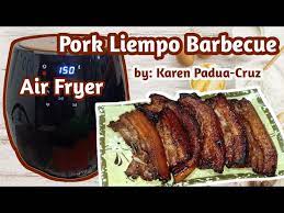 air fryer pork liempo barbecue you