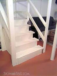 how to paint basement stairs the