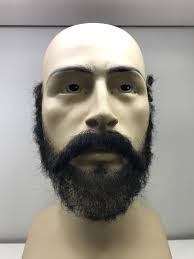 fake stubble beard set human hair