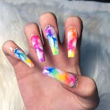 Also known as ballerina nails, coffin shaped nails get their name because the nail looks like a coffin or a ballerina slipper. 33 Long Nail Designs 2018 Nail Art Designs 2020