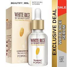 rorec white rice serum skin whitening