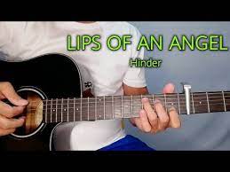 lips of an angel hinder guitar s
