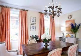 peach curtains for the living room