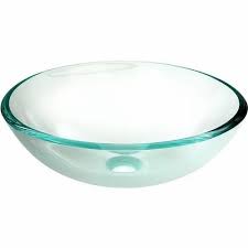 Clear Glass Bowl Basin