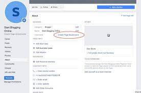 Facebook is showing information to help you better understand the purpose of a page. How To Create A Facebook Page For A Blog Easy Fan Page Setup