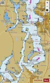 Puget Sound Shilshole Bay To Commencement Bay Marine Chart