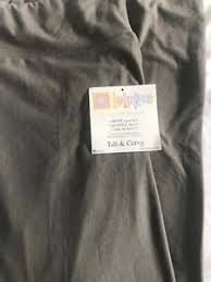Details About Lularoe Tc Tall Curvy Leggings Solid Gray