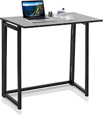 Desk with storage bookcase ($99.00). Amazon Com Folding Computer Desk For Small Spaces Foldable Industrial Laptop Desk Small Office Home Writing Desk Table Space Saving No Assembly Simple Compact Collapsible Modern Study Desks Kitchen Dining