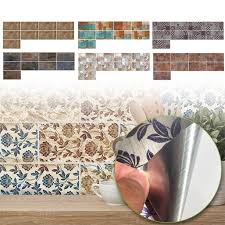 Using stone as backsplash for kitchen inspiration is a premium look that adds value to your kitchen. Tile Stickers Vinyl Wallpaper Stickers Waterproof Self Adhesive Backsplash For Kitchen Bathroom Walmart Com Walmart Com