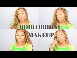 bohemian bridal makeup tutorial you