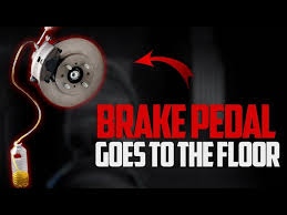 brake pedal goes to the floor