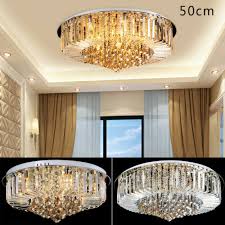 Contemporary Glass Crystal Chandelier