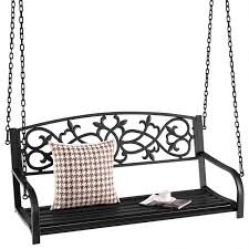 Outdoor Porch Metal Hanging Swing Chair