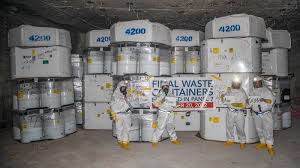 20 000 containers of radioactive waste