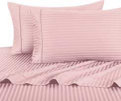 Egyptian Cotton Stripe Bed Sheet Set