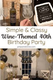 Wine Birthday Party