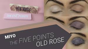 five points old rose eyeshadow palette